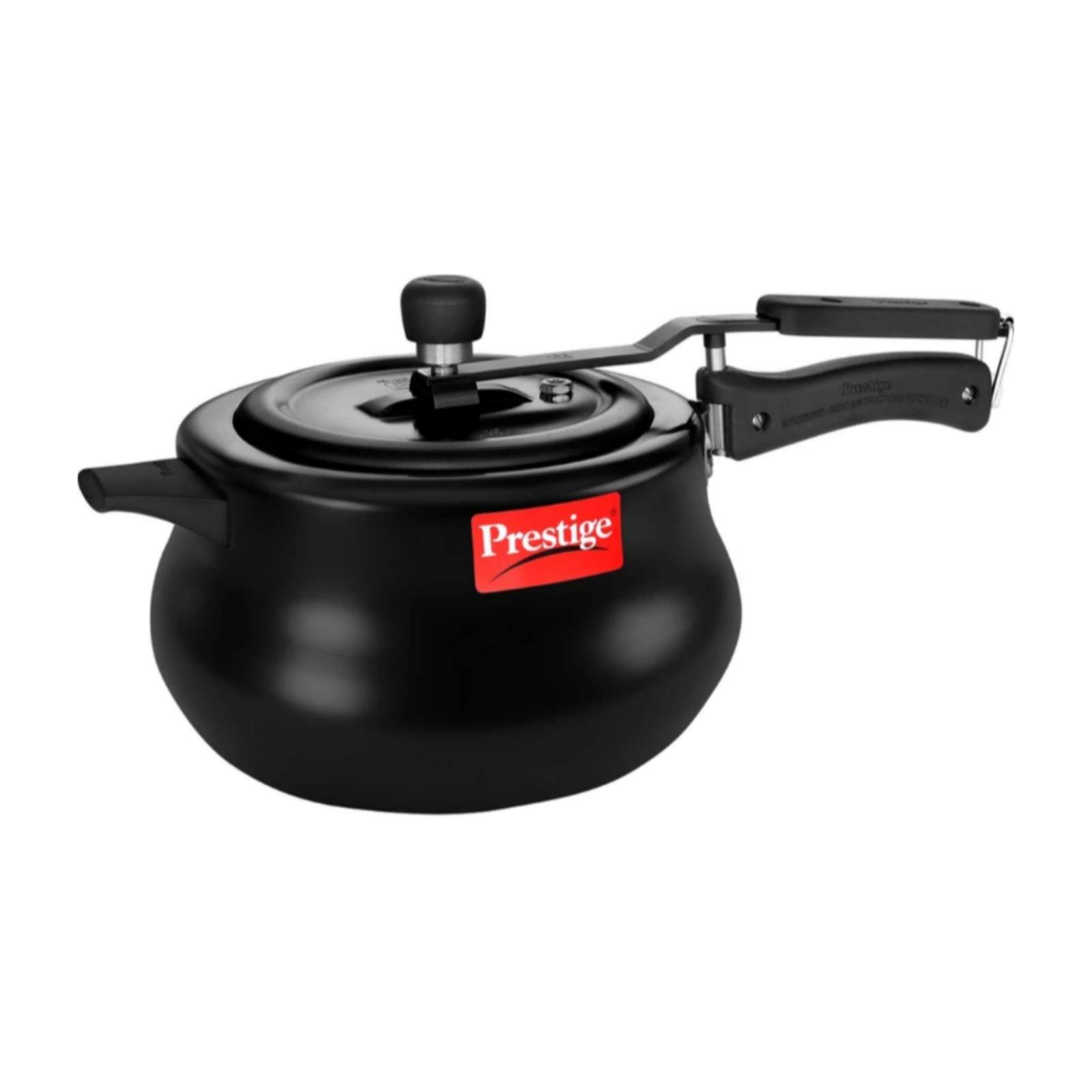 Prestige Svachh Nakshatra Plus 5 L Induction Bottom Pressure Cooker (Hard Anodized) [Black Coated]
