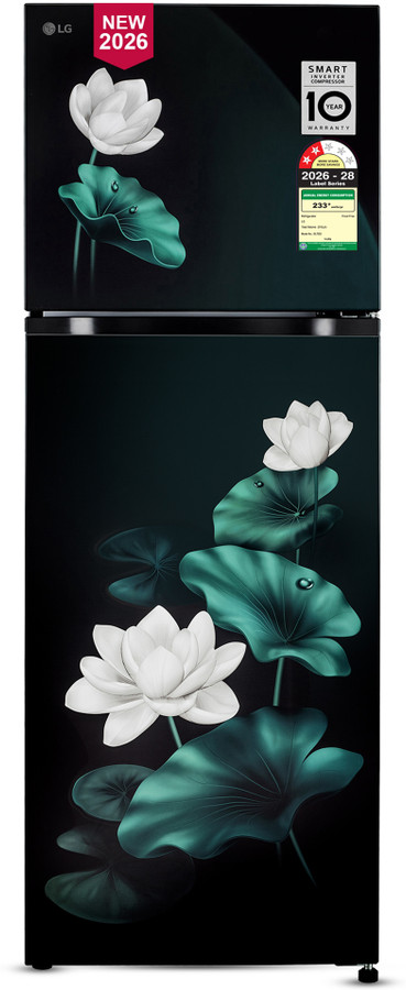 LG 251 L Frost Free Double Door 2 Star Convertible Refrigerator  with Convertible, Smart Mode, Multi Air Flow, Express Freeze, Deodorizer, Fresh Zone, Works Without Stabilizer, Inverter Compressor, Auto connect & 2026 Model