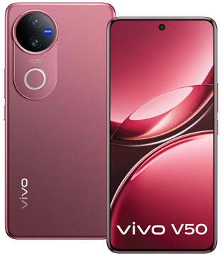 vivo V50 5G (Rose Red, 128 GB) (8 GB RAM)